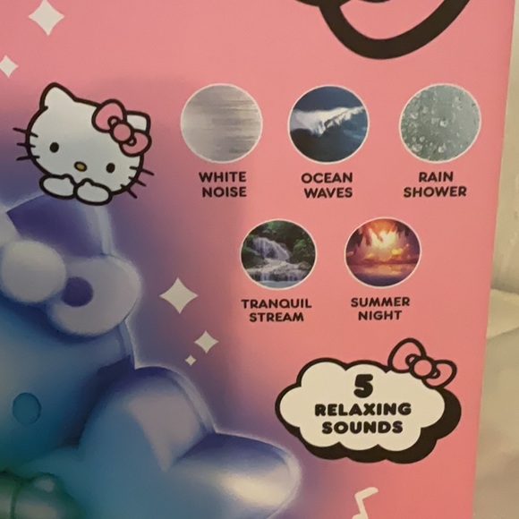 Sanrio Hello Kitty LED Soothing Sound Machine, Pink/Multi, NIB - Picture 3 of 6